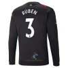 Officiële Voetbalshirt Manchester City Ruben 3 Uit 2022-23 Lange Mouw - Heren